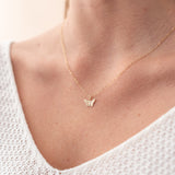 Tiny Butterfly Necklace